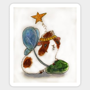 The Christmas guinea pig! Sticker